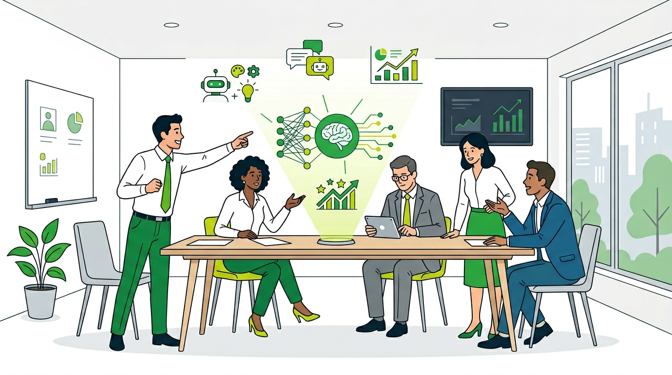 AIニュース交換のイメージ